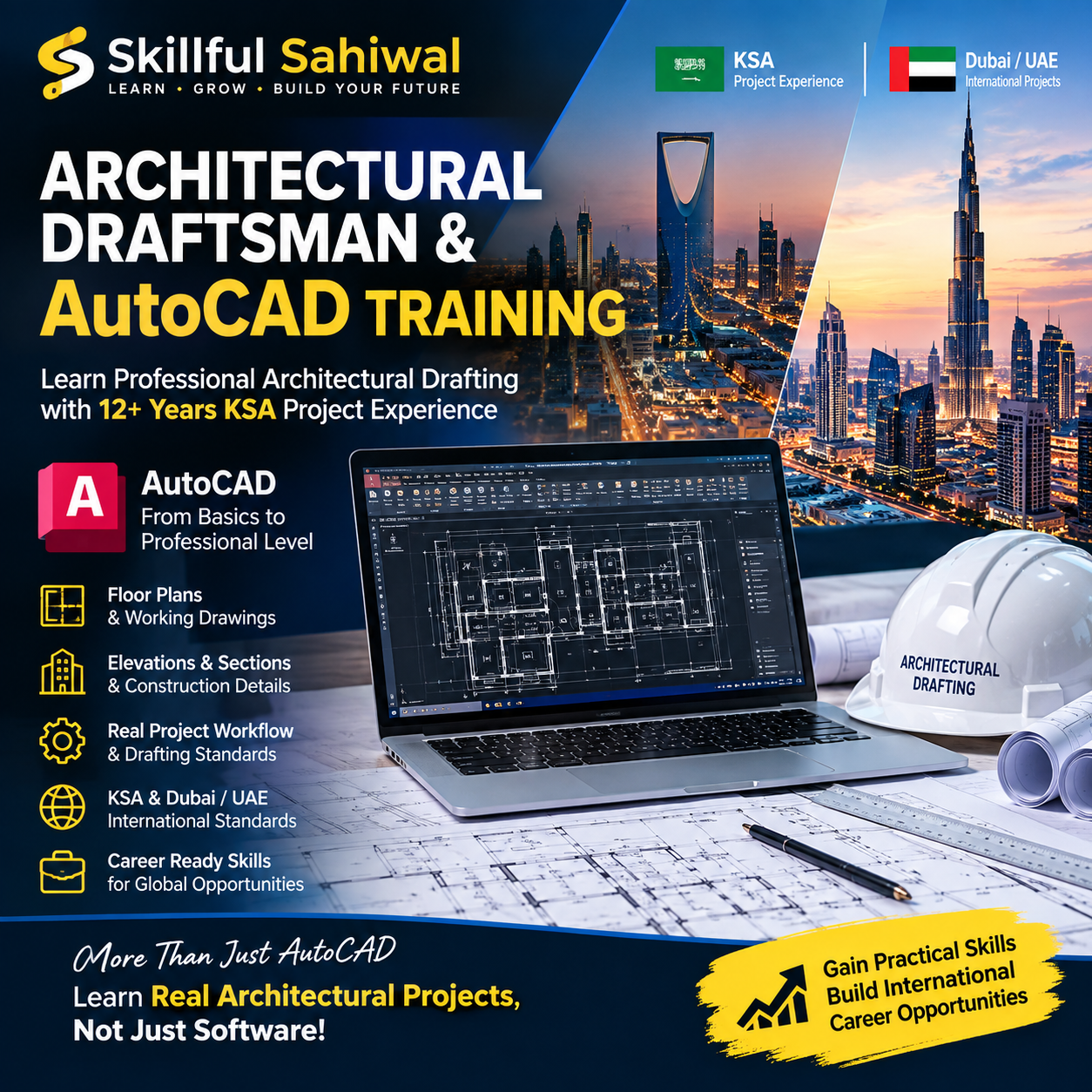 Auto cad Architectural Drafts Man Course