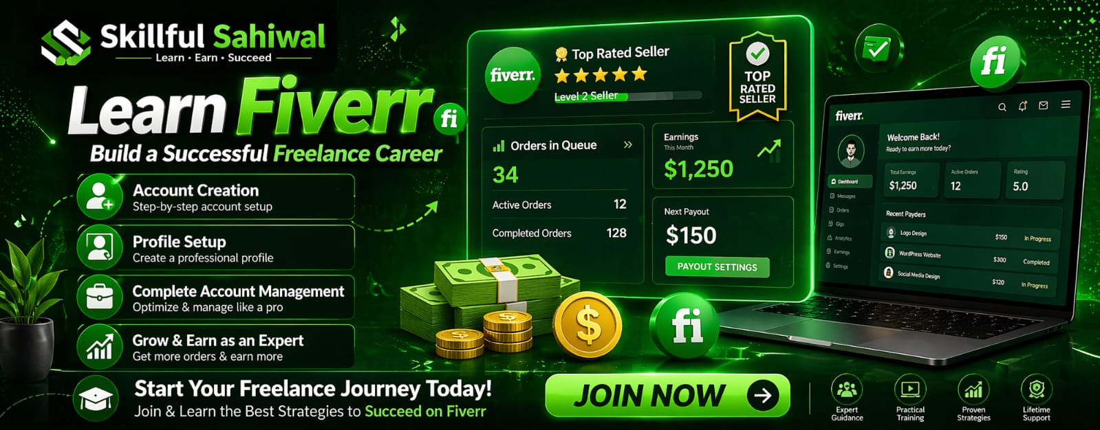 Fiverr Masterclass 2026: From Zero to Top-Rated Seller